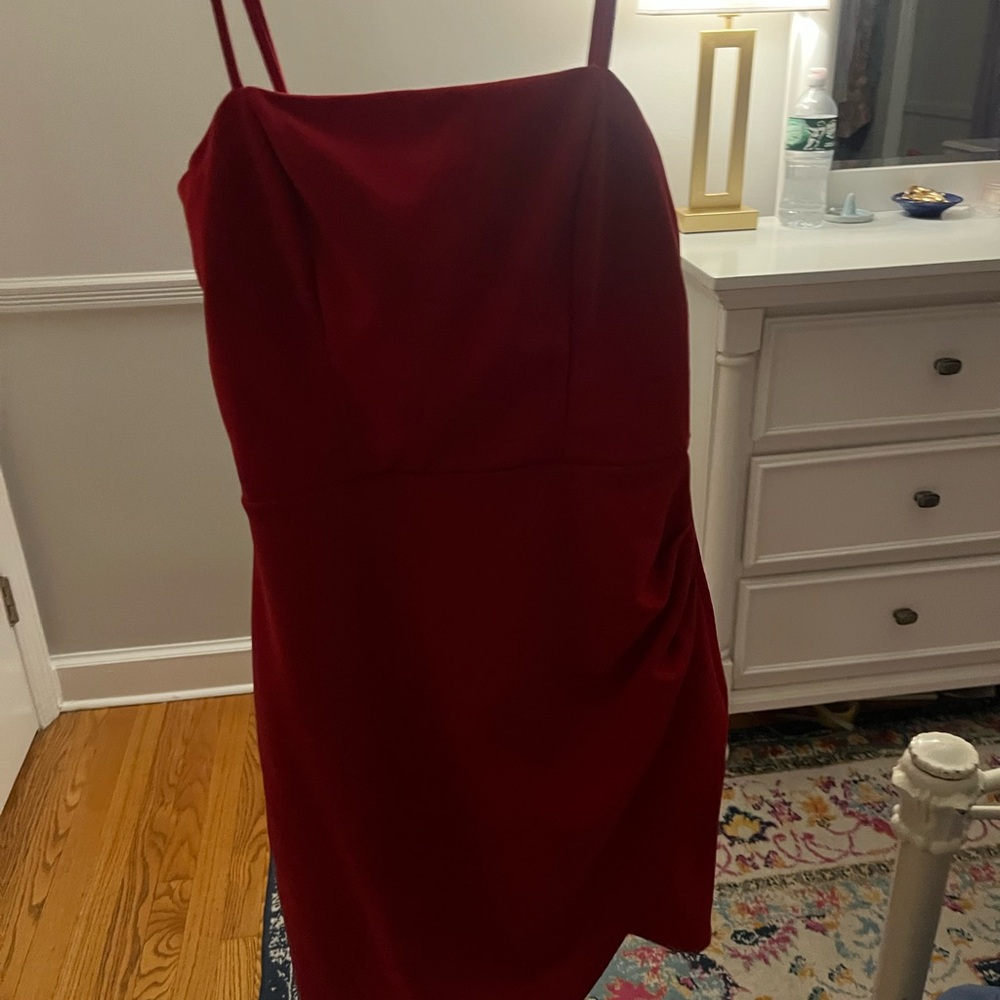 Francesca's Collections Red Mini Dress